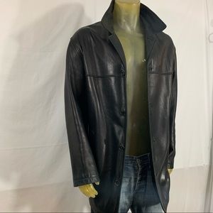brooks brothers 346 leather jacket